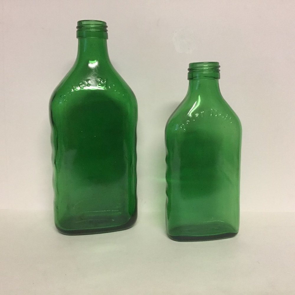 Peter Möller Scandinavian Emerald Green Medicine Flask /Bottle Qty (2 Sizes)